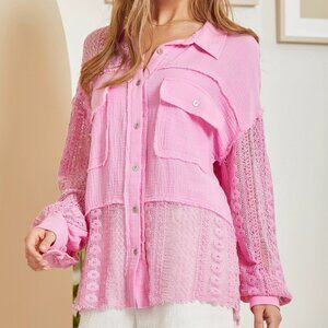 Andree By Unit Lace Top - NWT - Curvy Size 1X